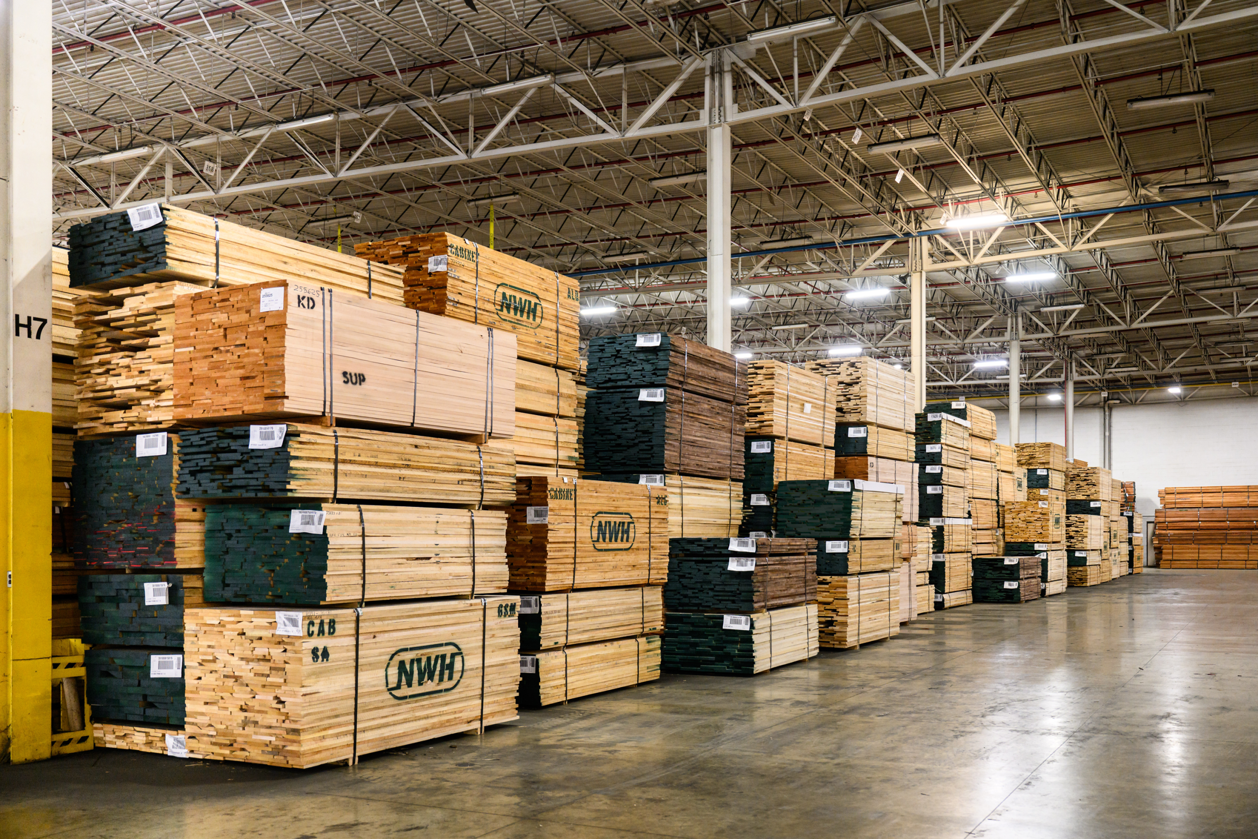 NWH Hardwood Lumber Product Assortment in Loudonville Ohio